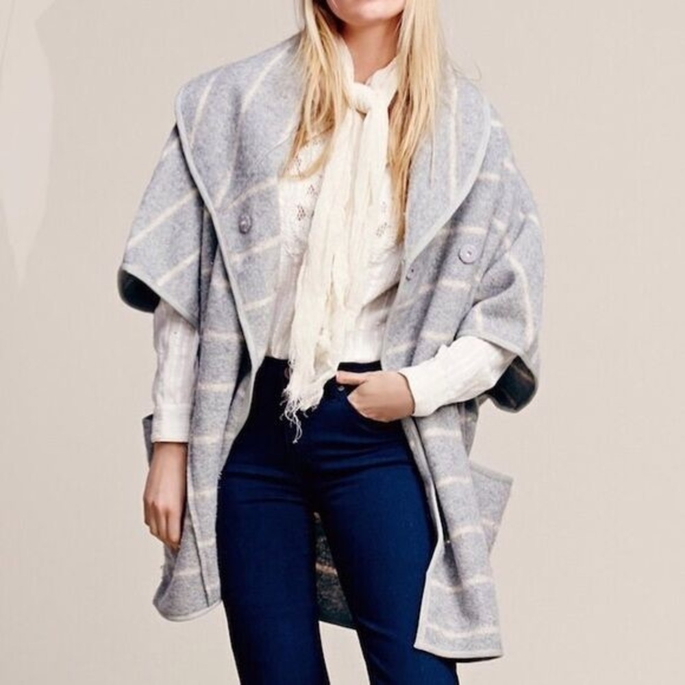 NWT Free People 87% Wool Blend Coat
